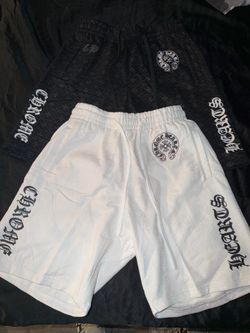 Chrome heart shorts