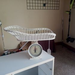 Antique Baby Scale....very Rare