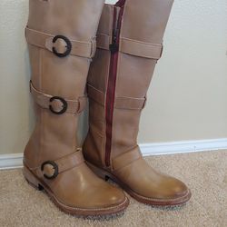 Ariat Alta Tall Boots Real Leather Size 7.5