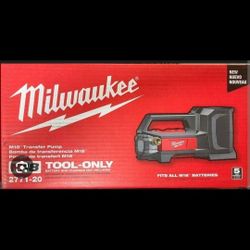 Powerful Milwaukee M18 Transfer Pump 