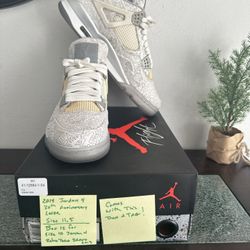 Size 11.5 - Air Jordan 4 Retro 30th Anniversary Laser Pre-owned