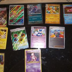 Holographic pokemon crads
