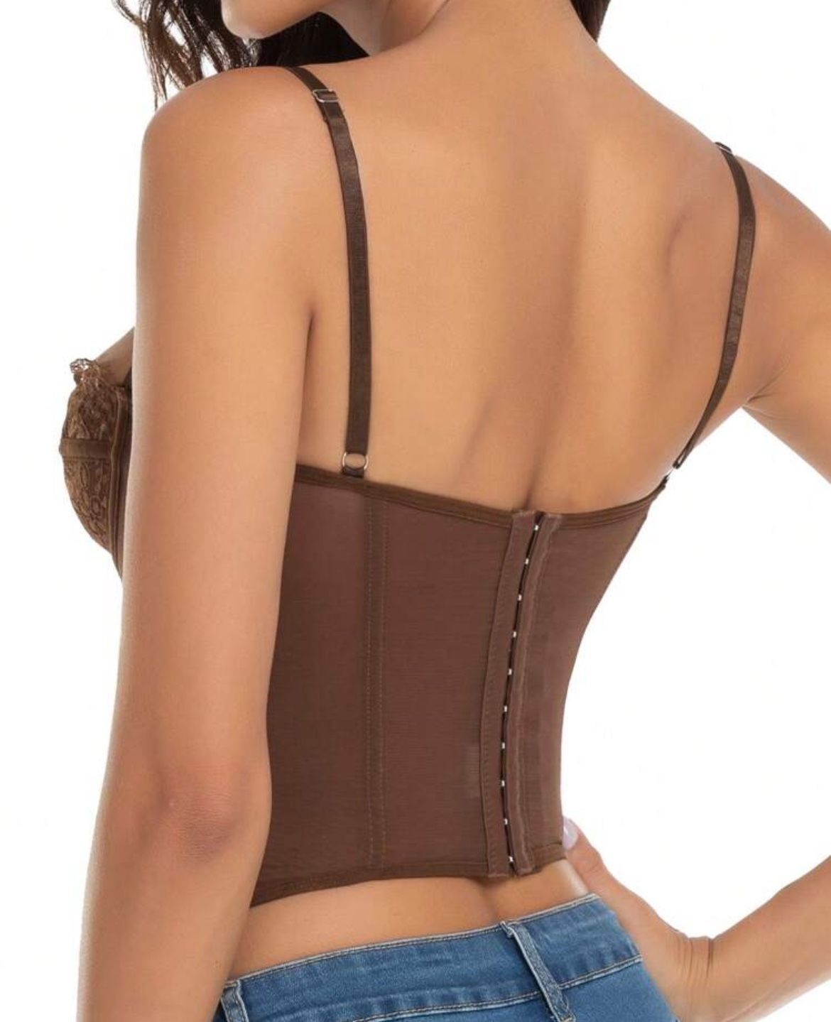 2 Lace Bustier Corset Tops For Women