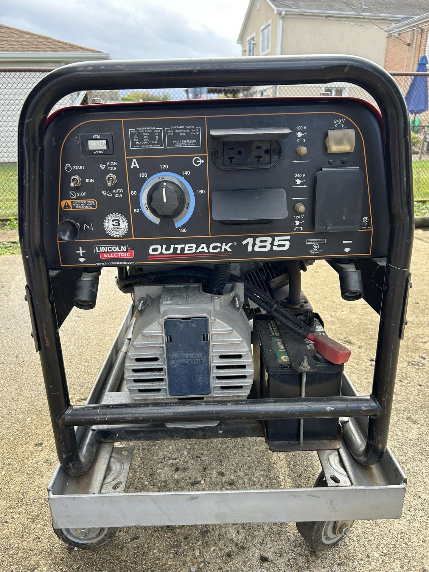 Lincoln outback 185 Welding Generator