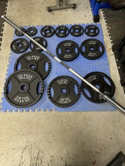 NEW 300lb Olympic Weightset 
