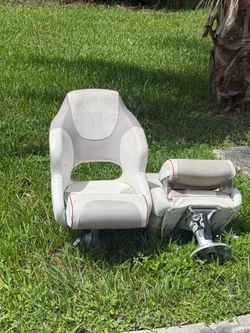 Boat pedestal and seat