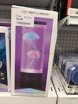 RGB Jellyfish Lamp with USB, 12 in, Black