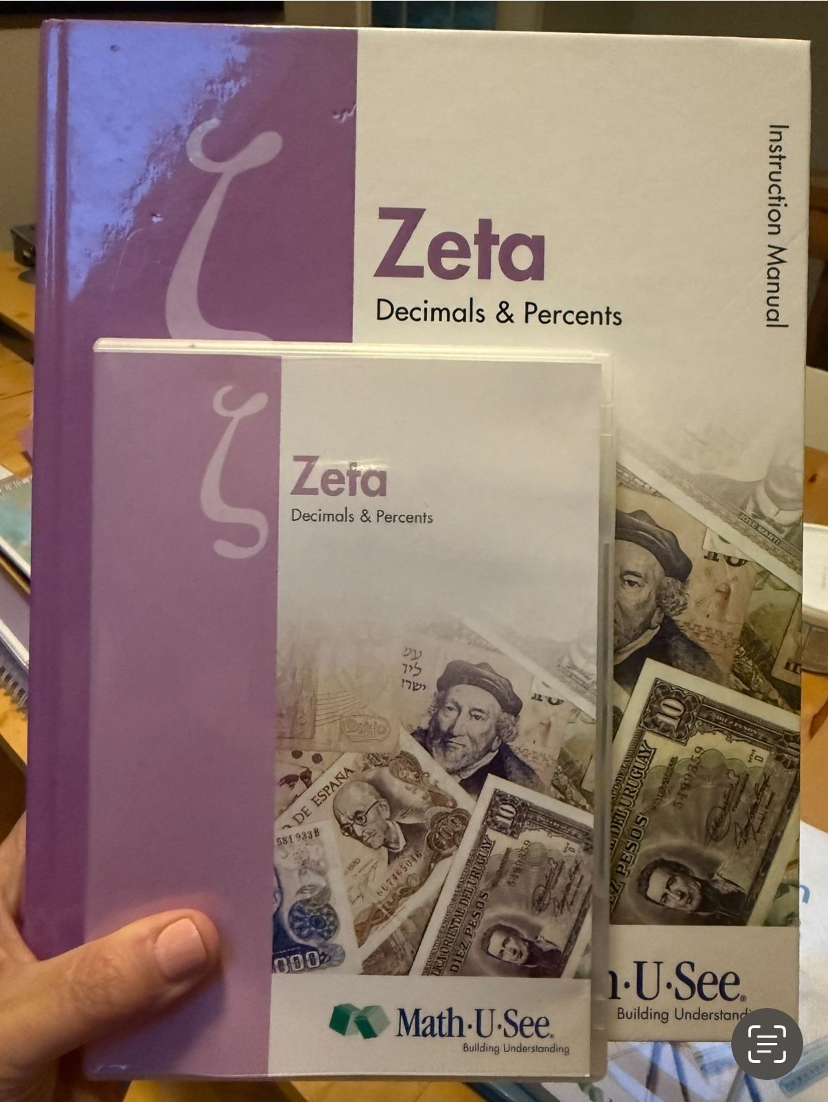 Math U See - Zeta Instruction Manual + DVD