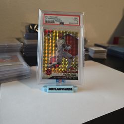 2021 Ja'marr Chase Rookie Mosaic NFL Debut Reactive Yellow  Psa 9