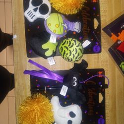 2 New Packs Of Cat Toys Halloween 