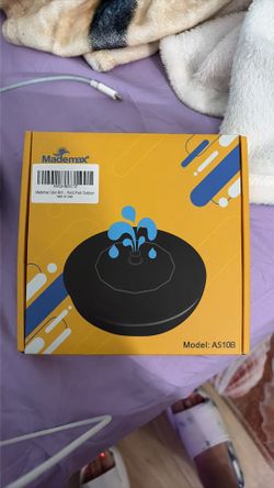 Mademax solar birdbath fountain