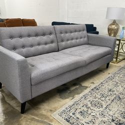Beautiful Futon Gray Couch / Sofa 