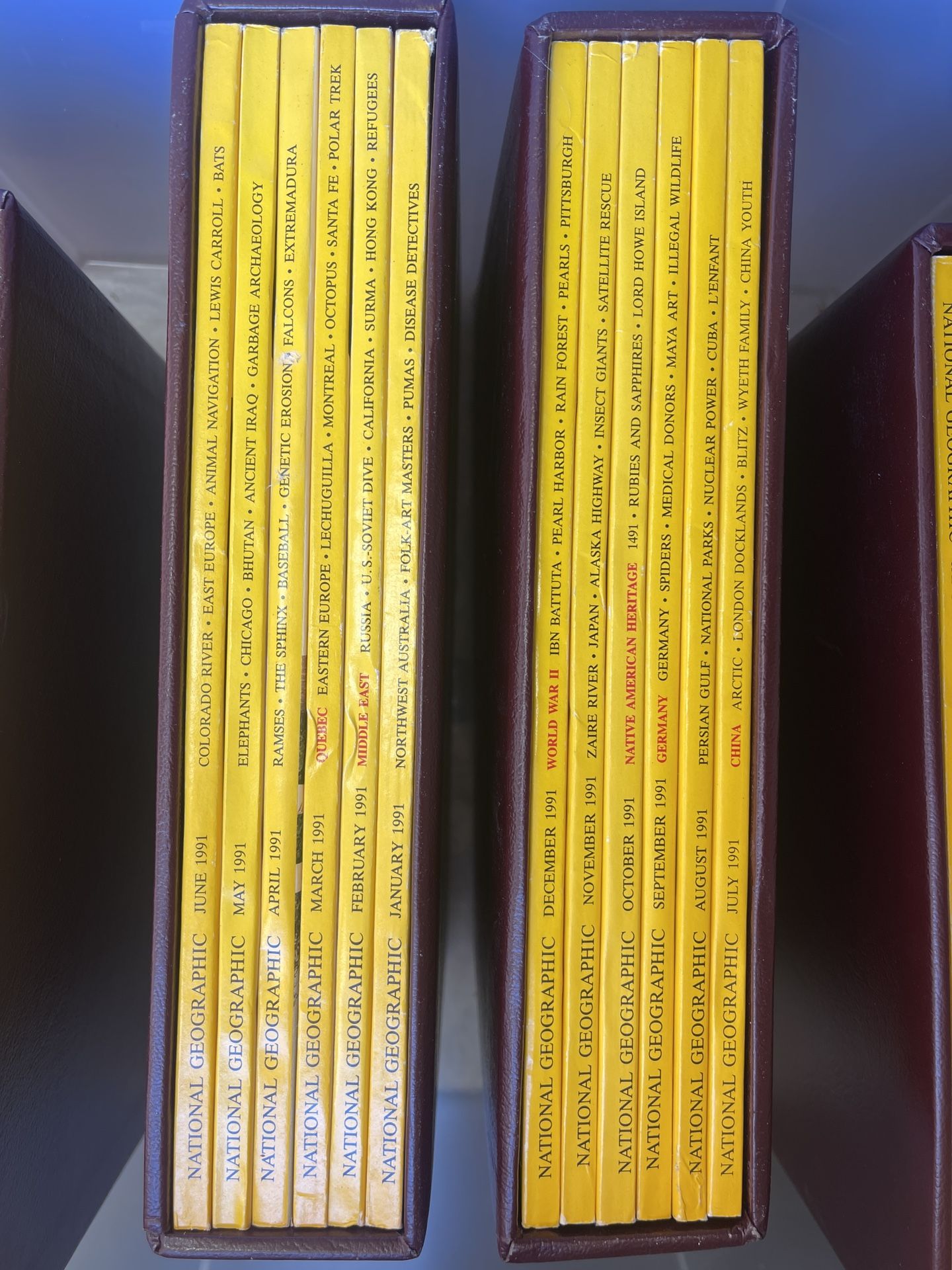 National Geographic magazines 