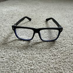 Men Black And Silver Frames 