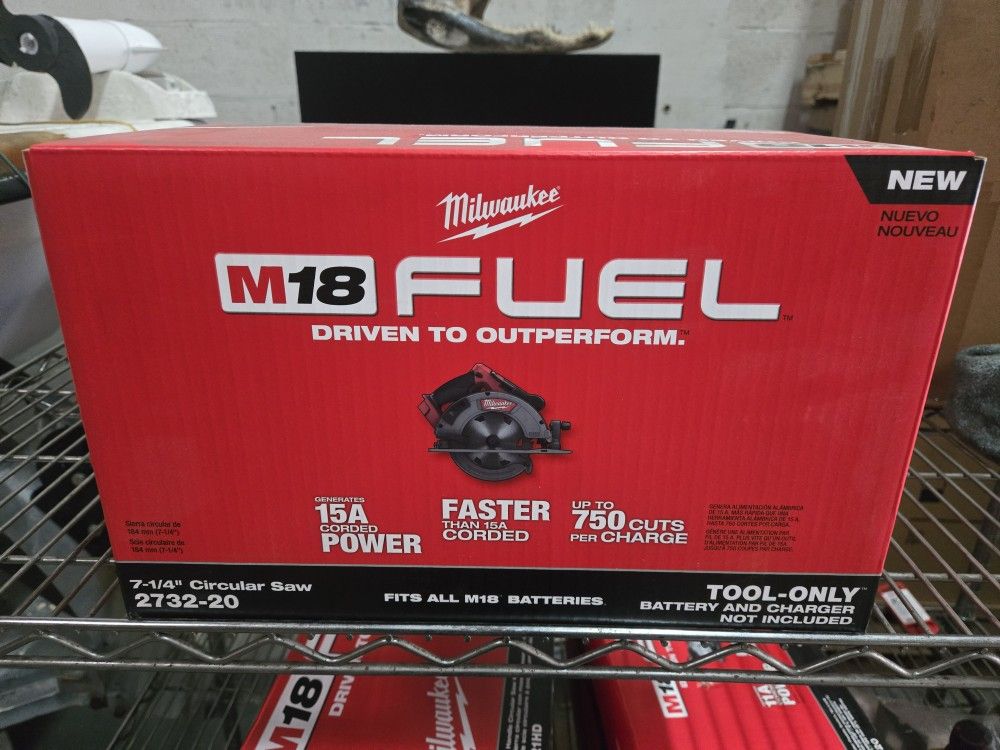 Milwaukee Fuel M18 Circular Saw New