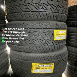 305/35R24 Fullway Set of Tires Installed and Balanced Set de Llantas Nuevas Instaladas y Balanceadas