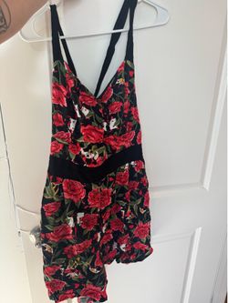 TORRID- Alice in wonderland Evil queen romper