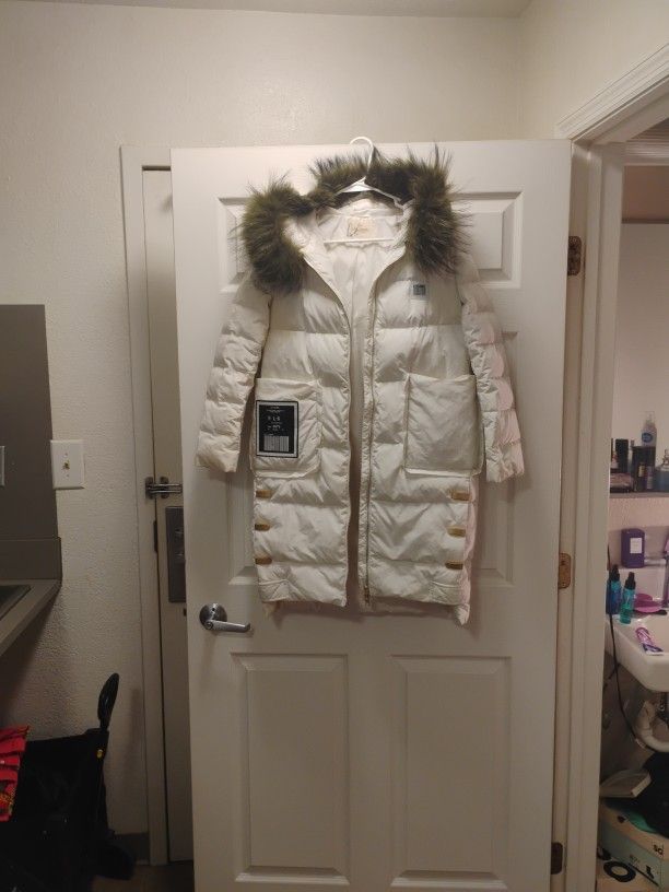 Women's White Winter Coat