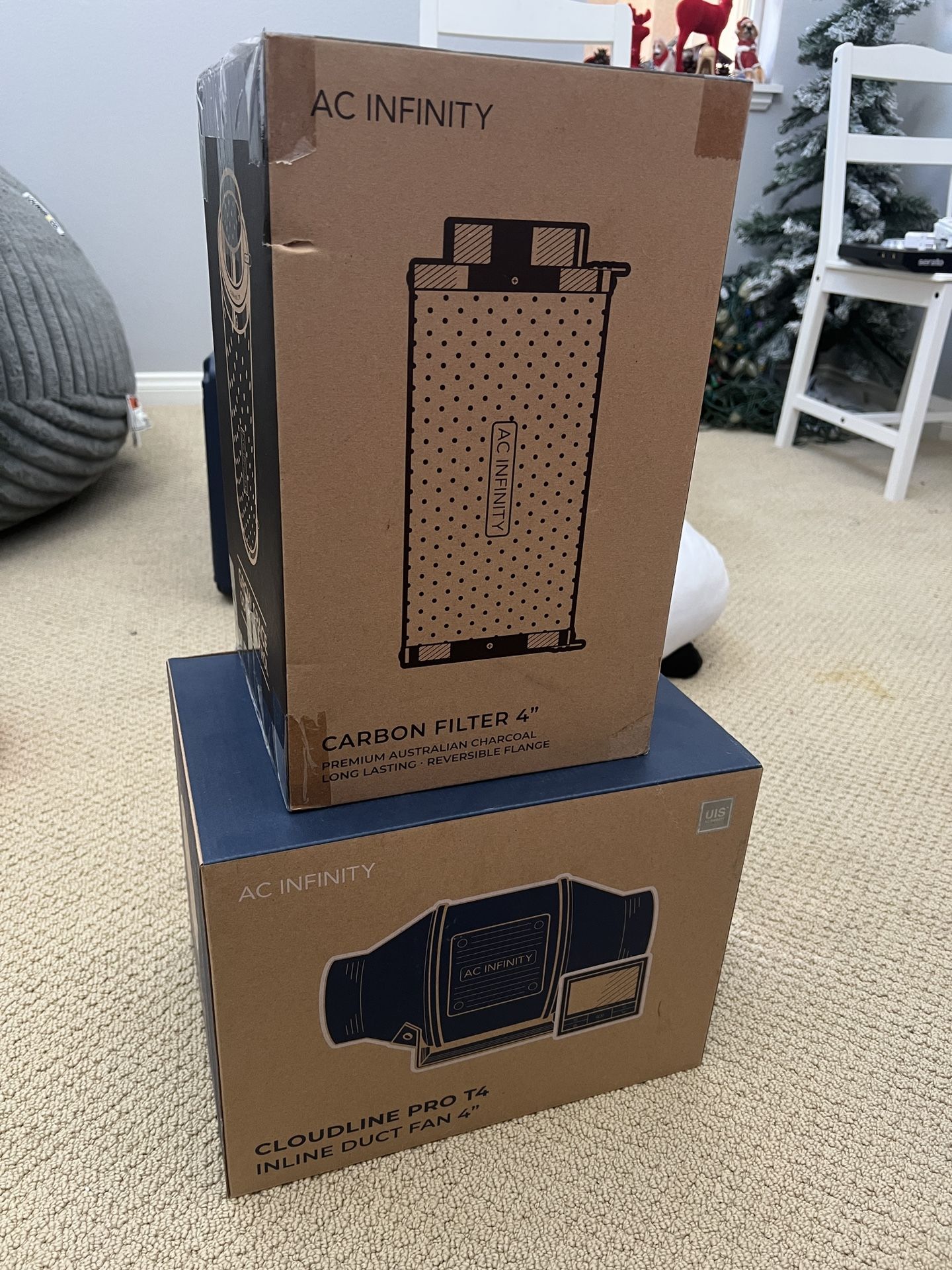 Grow Tent Filter + Fan Combo (BOTH NEW IN BOX)