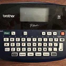 Brother P-Touch Model PT-45 M Label Maker Works Fine