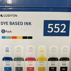Gubffon 552 Ink Bottle Combo New Inbox