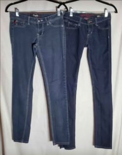 3 Pairs Women’s Skinny Jeans – Size 1 & 1 Long (Mix of Brands)