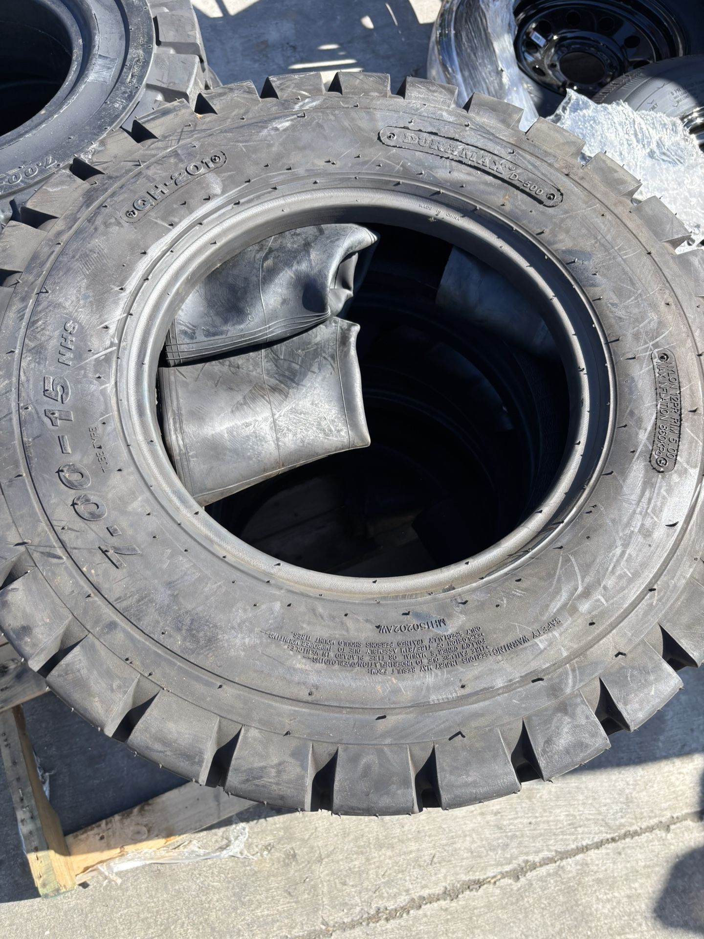 4 Forklift Tires 7.00-15 $600