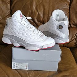 NDS Men's Nike Air Jordan 13 Retro White Wolf Gray Size 10 (MINT CONDITION)