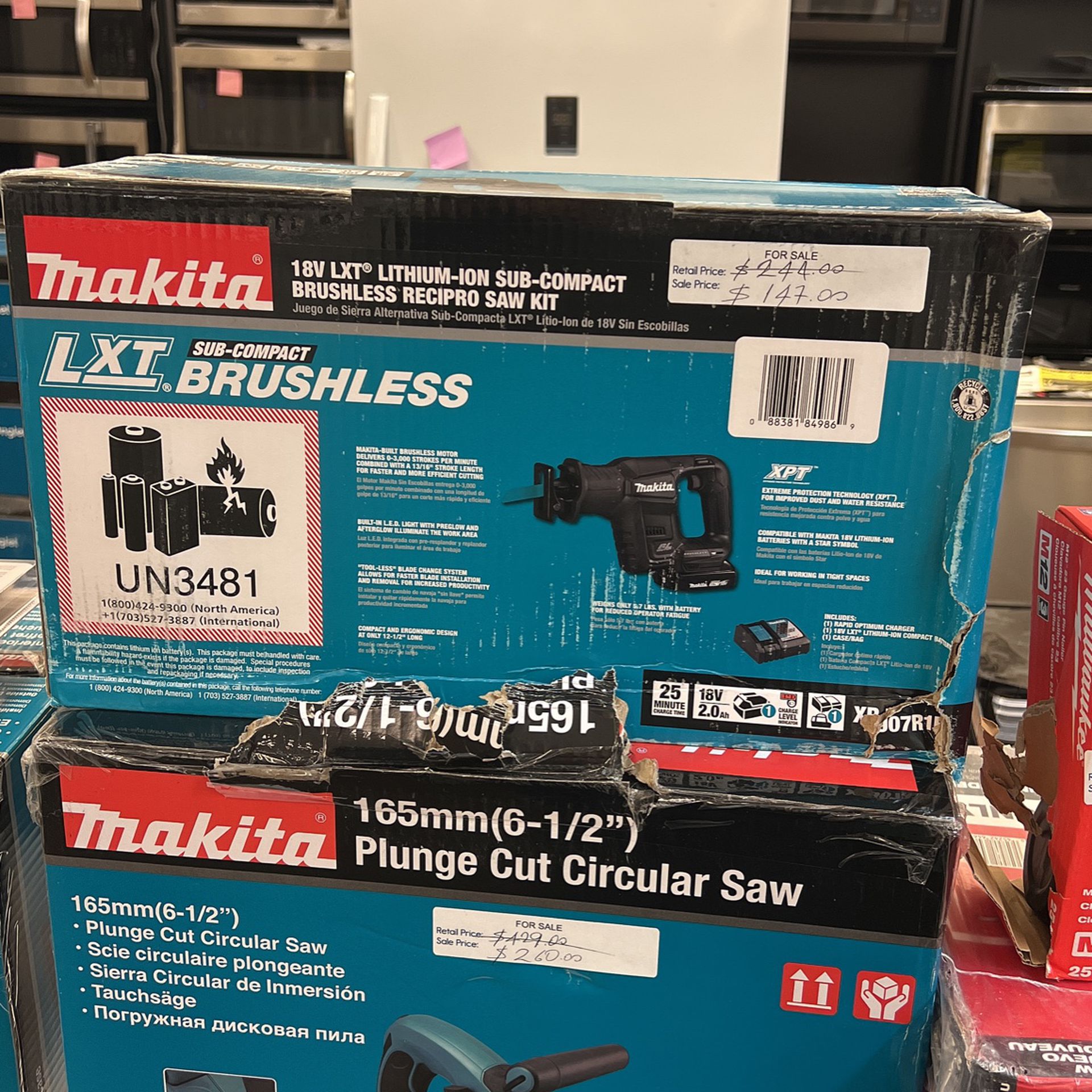 New Makita 18V LXT Sub-Compact Lithium-Ion Brushless Cordless Recipro Saw  Kit (2.0 Ah) for Sale in Everett, WA OfferUp
