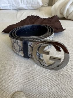 Gucci interlocking GG Buckle Guccisima Belt