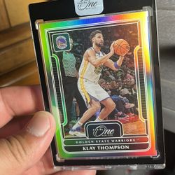 Panini One And One Golden State Warriors Klay Thompson Mint Condition In Case 