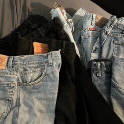 Jeans, 12-14 Pairs, 34x30