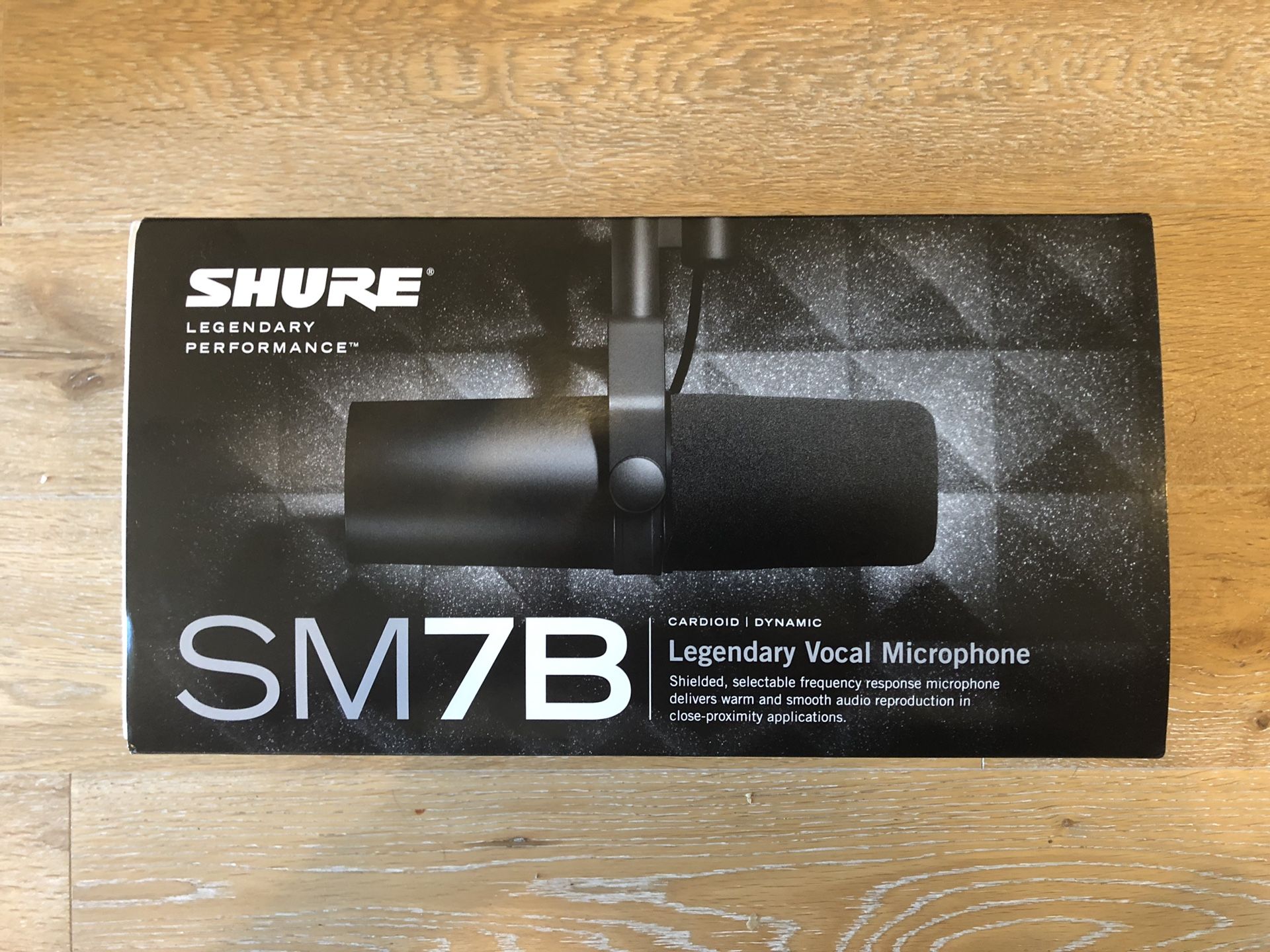 Shure SM7B cardioid dynamic microphone