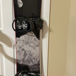 System Snowboard and Binding 158cm Wide
