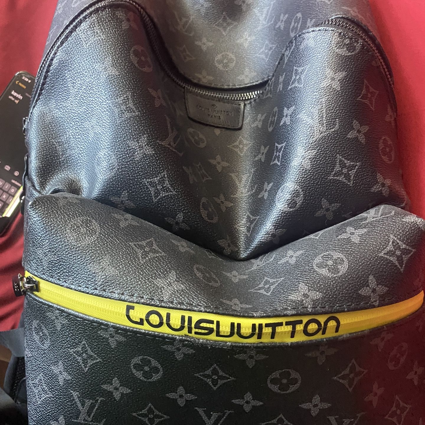 Louis Vuitton Monogram Eclipse Discovery Black Coated Canvas Book Bag Men  for Sale in Brooklyn, NY - OfferUp