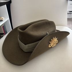 Vintage Australian Army Slouch Hat