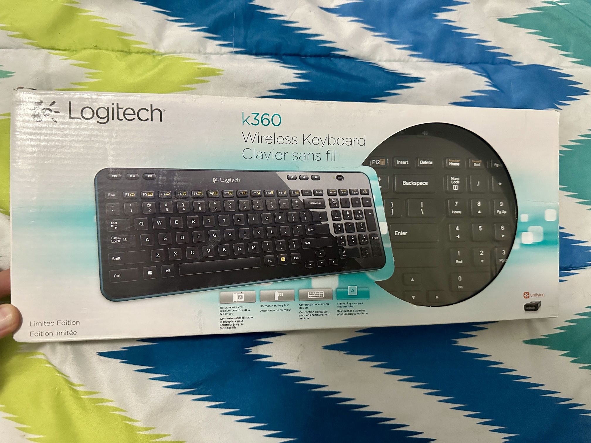 Logitech K360 Universal Wireless Keyboard Limited Edition