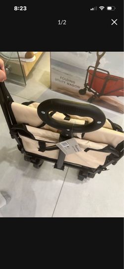 Shortside folding utility wagon
