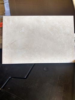 8 In By 12 In Ceramic Tile, Del Rey White