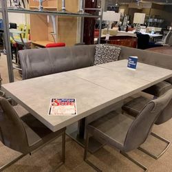 Breakfast Nook Including Extension Table And 2 Chairs 