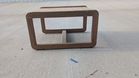 Small Wood Coffee Table or Ottoman