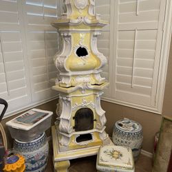 Kachelofen Stove Or Italian Majolica Stove