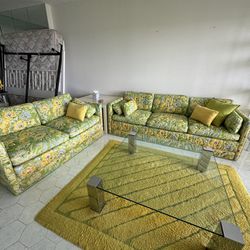 1970 Vintage Couch Set For Sale 