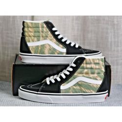 Vans Sk8- Hi | High Top | Color: Woodland Wash Black