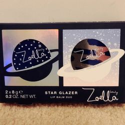 Zoella Lip Balm Duo Star Glazer Holiday Gift Set New