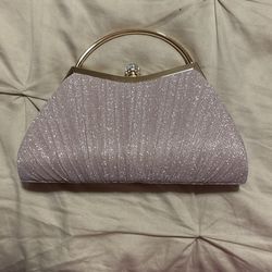 Pink Glitter Clutch