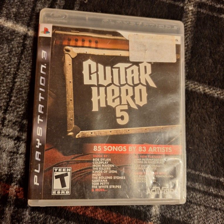 Guitar Hero 5 For Ps3