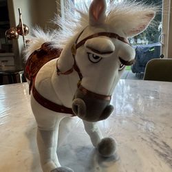 Disney Store Tangled Rapunzel Horse Maximus 15" Plush Stuffed Animal