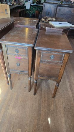 Pair of Victorian night stands