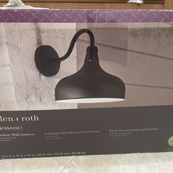 Allen roth outdoor wall lantern